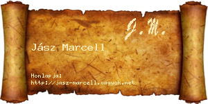 Jász Marcell névjegykártya